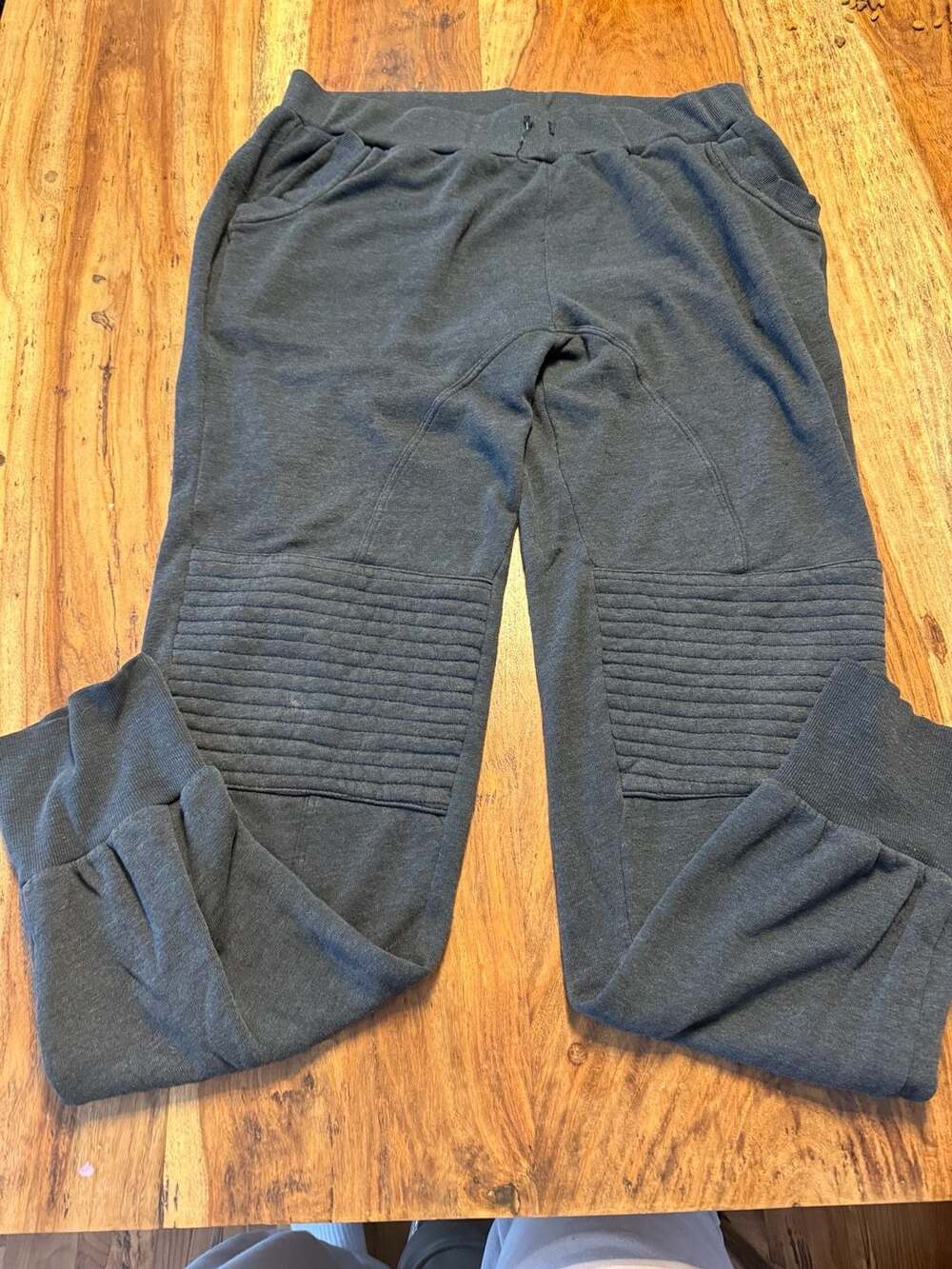 Aviator Nation Moto Sweatpants Charcoal size large